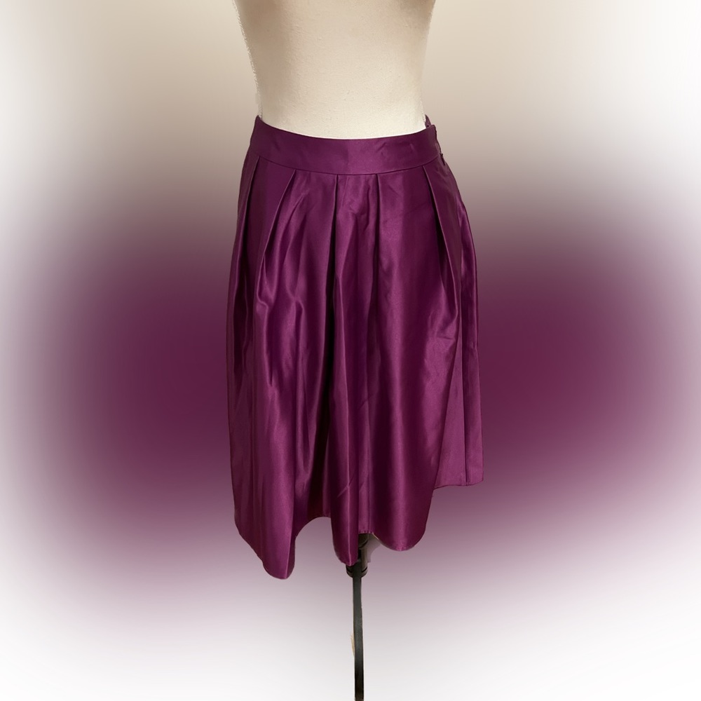 Size 6 Satin Lined Skirt Purple